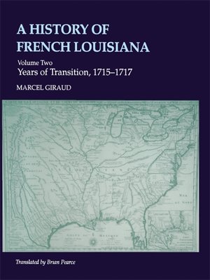 cover image of A History of French Louisiana